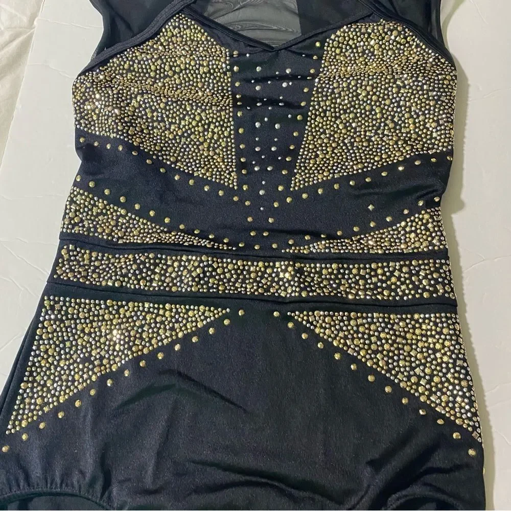 Weissman Elite Get Dat 14732 Adult MA Black Silver Contemporary Jazz Solo Costum